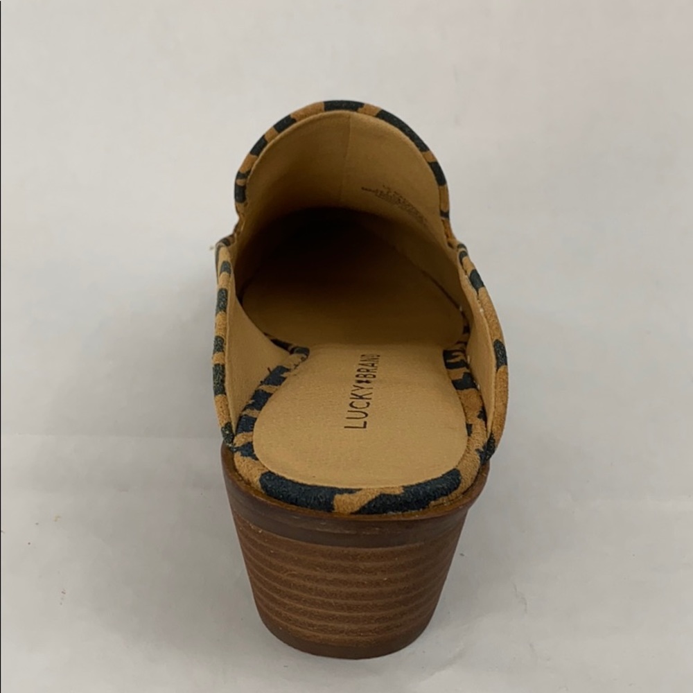 New Lucky Brand Margrete Leopard Print Mules - Picture 3 of 6